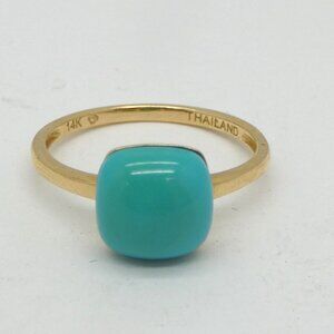 Persian Turquoise 14K Gold Ring